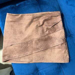 Free people brown skirt